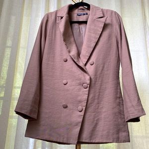 Nasty Gal Double Breasted Relaxed Blazer